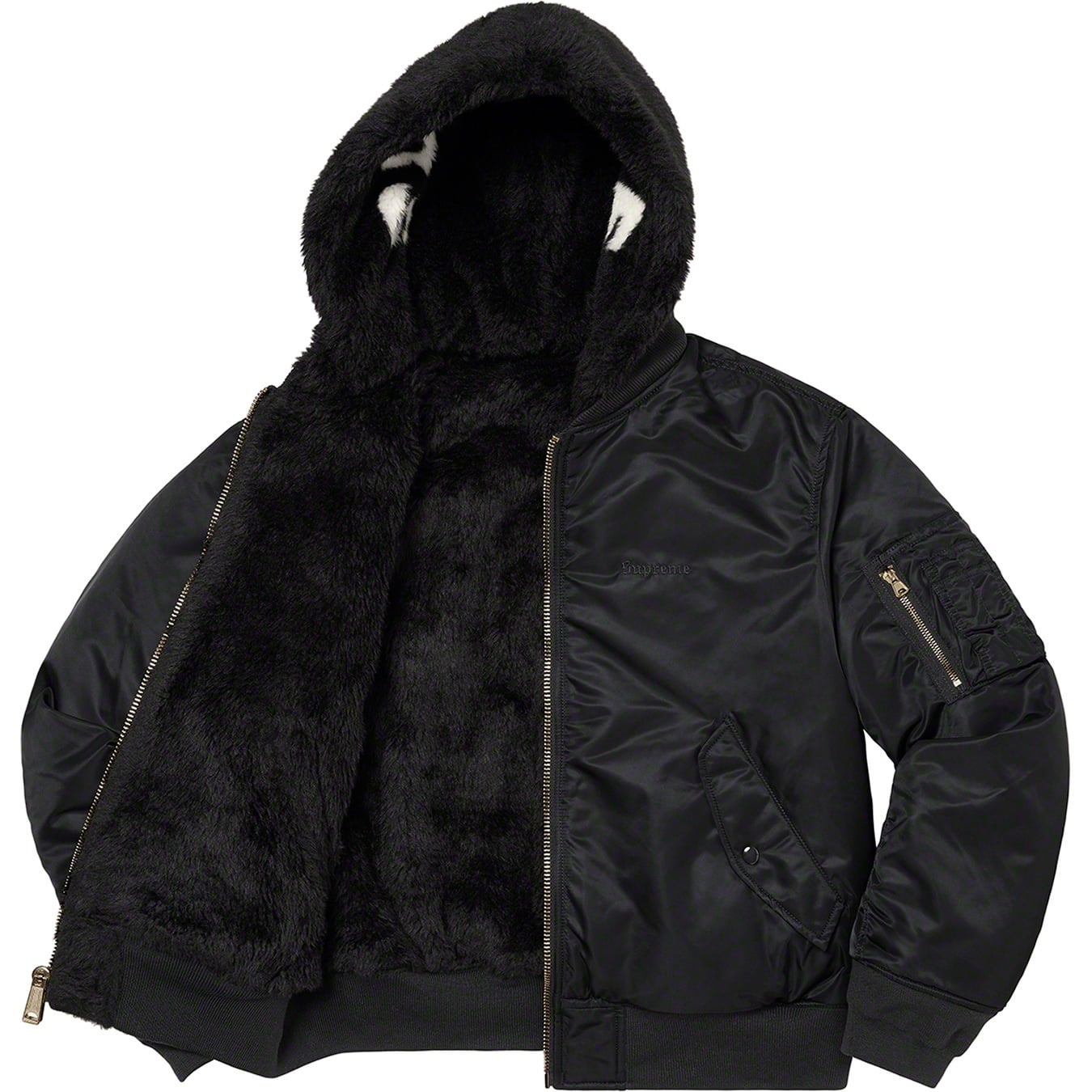 Faux Fur Reversible MA-1 view 9